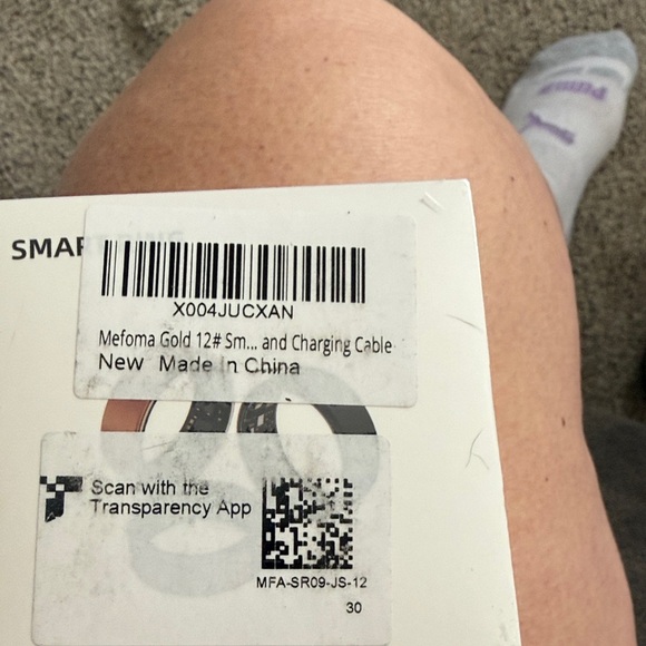 Health smart ring Gold size 12 Sealed in box - Picture 3 of 4